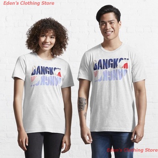 Tee เสื้อสาวอวบ 2022 กรุงเทพ THAILAND Essential T-Shirt ประเทศไทยลักษณะเสื้อยืด ผู้ชายและผู้หญิง