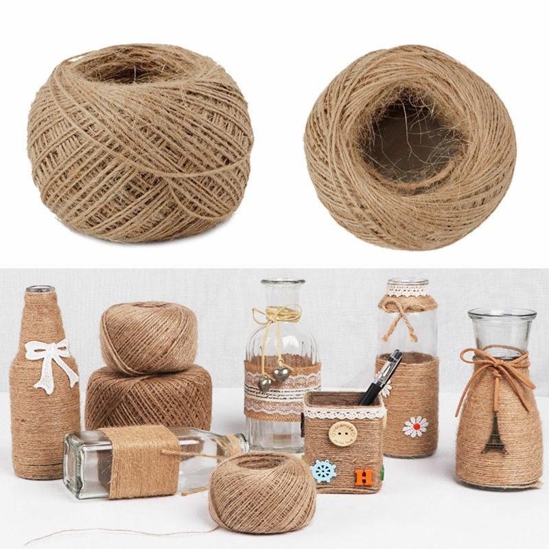 100M/Roll Hemp Rope/1mm DIY Natural Burlap Jute Twine Cord Hemp ...