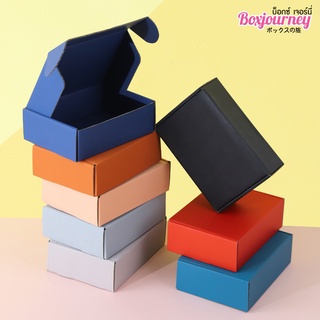 Boxjourney กล่องลูกฟูกพรีเมี่ยม พิมพ์สีสองด้าน 11 สี ขนาด 14x20x6 ซม. (20 ใบ/แพค)