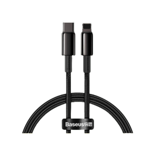 Baseus Tungsten สายชาร์จ 20W Type-C to LN สายไนลอนถัก ทนทาน ชาร์จเร็ว PD Charge สําหรับ โทรศัพท์มือถือ