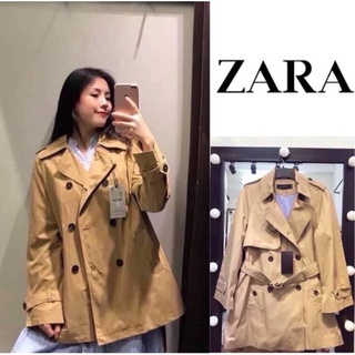 ZR⏸ZARA TRENCH COAT เสื้อโค้ทแบรนด์