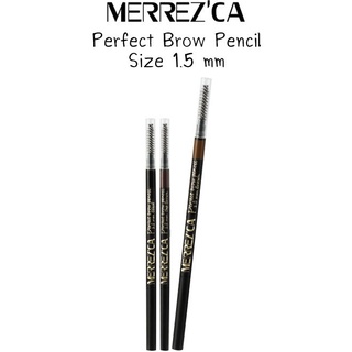 Merrezca Perfect brow Pencil ดินสอเขียนคิ้ว เมอเรสก้า เส้นเล็ก กันน้ำ กันเหงื่อ