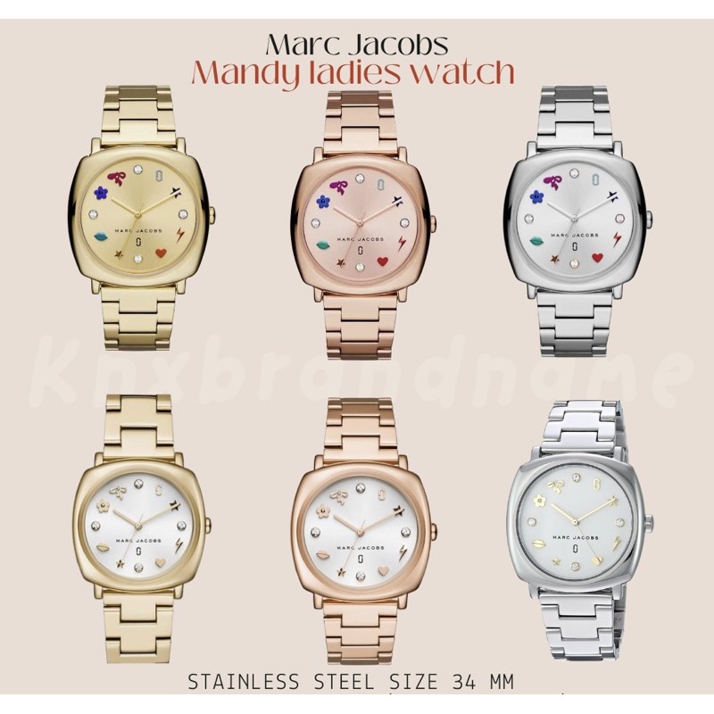 ภาพหน้าปกสินค้า️พร้อมส่ง ️นาฬิกา MARC JACOBS Mandy ladies watch จากร้าน knxbrandname บน Shopee