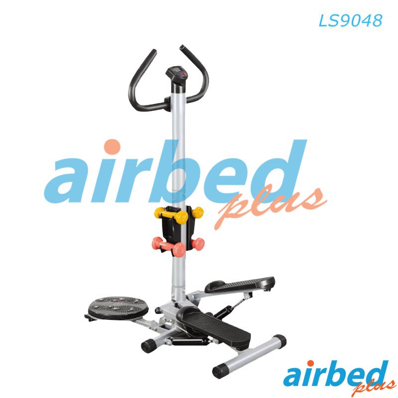 airbedplus-เครื่องออกกำลังกายสเต็ปเปอร์พร้อมจานหมุนและที่วางดัมเบลล์-รุ่น-ls9048