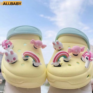 3D Rainbow Button Shoe Upper Decoration Three-dimensional Whale Cartoon Shoe Buckle