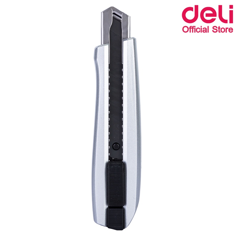 deli-2095-cutter-คัทเตอร์เหล็ก-ใบมีดสีดำ-ขนาด-15-8-x-3-5cm-ใช้งานง่าย-แพ็ค-6-ชิ้น-มีดคัตเตอร์-คัตเตอร์-อุปกรณ์สำนักงาน-เครื่องเขียน