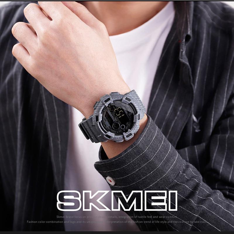 Skmei 1472 นาฬิกา LED นาฬิกาดิจิตอลผู้ชาย