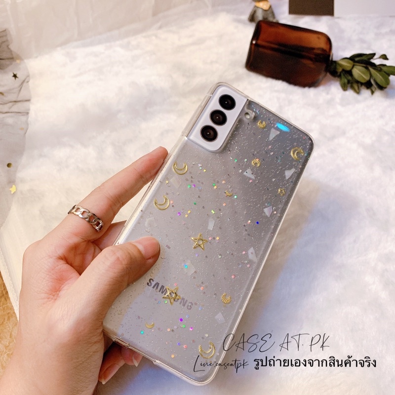 ร้านไทย-เคส-handmade-case-galaxy-samsung-s21-plus-s21-ultra-note20-ultra-a52-iphone-12-promax-ลายดาวจันท์