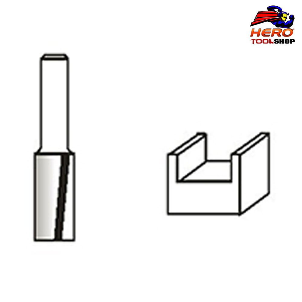 MAKITA ดอกเร้าเตอร์ แกน 1/2 นิ้ว (4หุน) - ดอกตรง(STRAIGHT BIT) ขนาด 1/2 ...