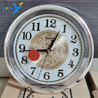 ภาพขนาดย่อของภาพหน้าปกสินค้าCYTTL นาฬิกาแขวนผนัง ทรงกลม12 นิ้ว หน้าปัดนาฬิกาจะเป็นกระจกมองเห็นชัดเจน จากร้าน cyttl บน Shopee