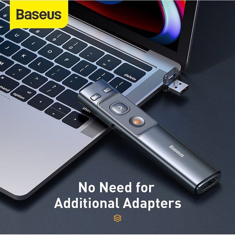 baseus-รีโมทพรีเซนไร้สาย-type-c-usb-wireless-remote-control-presentation-laser-pointer-ppt-u1