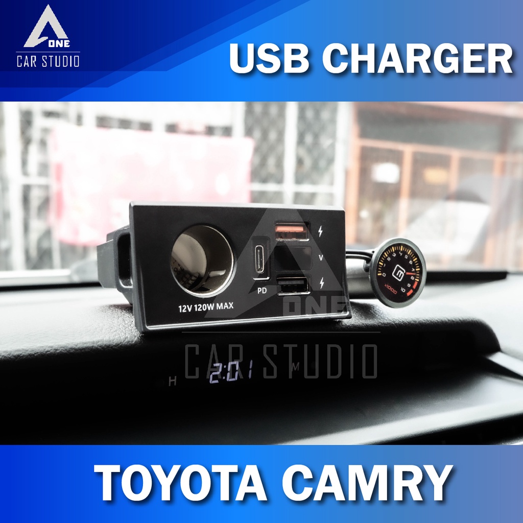 usb-charger-ช่องจุดบุหรี่-camry-2012-2018-spvc-809