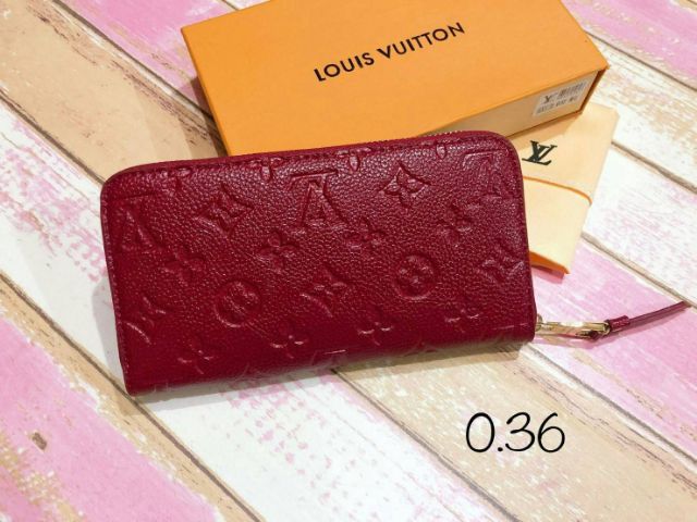 กระเป๋าตัง-louis-vuitton-ซิบรอบ-พรีเมี่ยม-ปั๊มทุกจุด