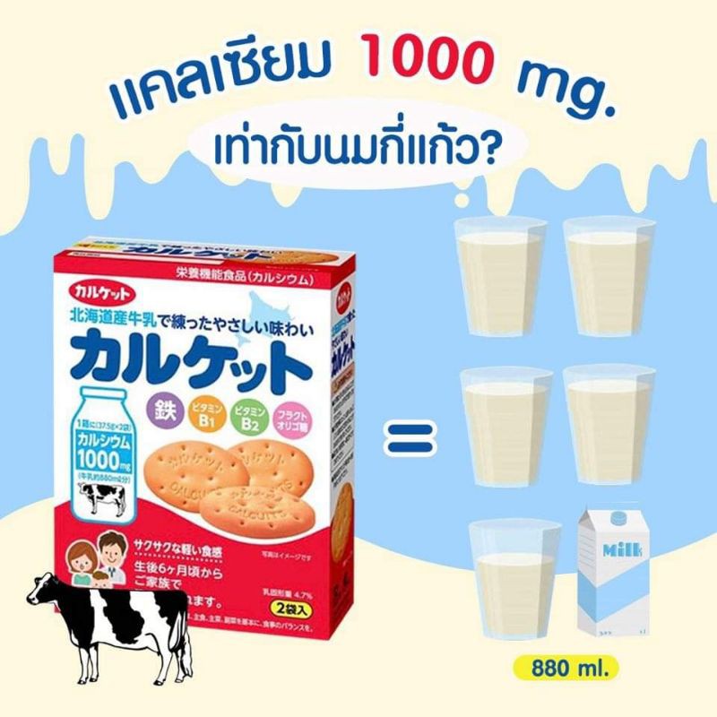 calcuim-biscuit-บิสกิตแคลเซี่ยม-1000-mg-สำหรับเด็ก-นำเข้าจากญี่ปุ่น