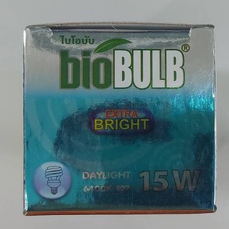 biobulb-หลอดประหยัดไฟมินิทอร์นาโด-mini-tornado-e27-15w-daylight