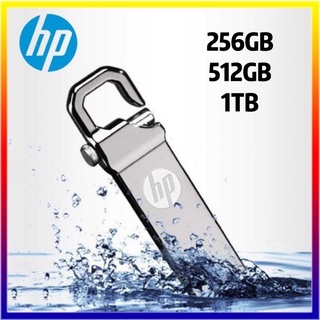 hp แฟลชไดรฟ์โลหะUSB 256GB/512GB/1TBความเร็วสูง กันน้ำ flashdrive