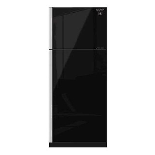 ตู้เย็น ตู้เย็น 2 ประตู SHARP SJ-X410GP-BK 14.4 คิว สีดำ ตู้เย็น ตู้แช่แข็ง เครื่องใช้ไฟฟ้า 2-DOOR REFRIGERATOR SHARP SJ