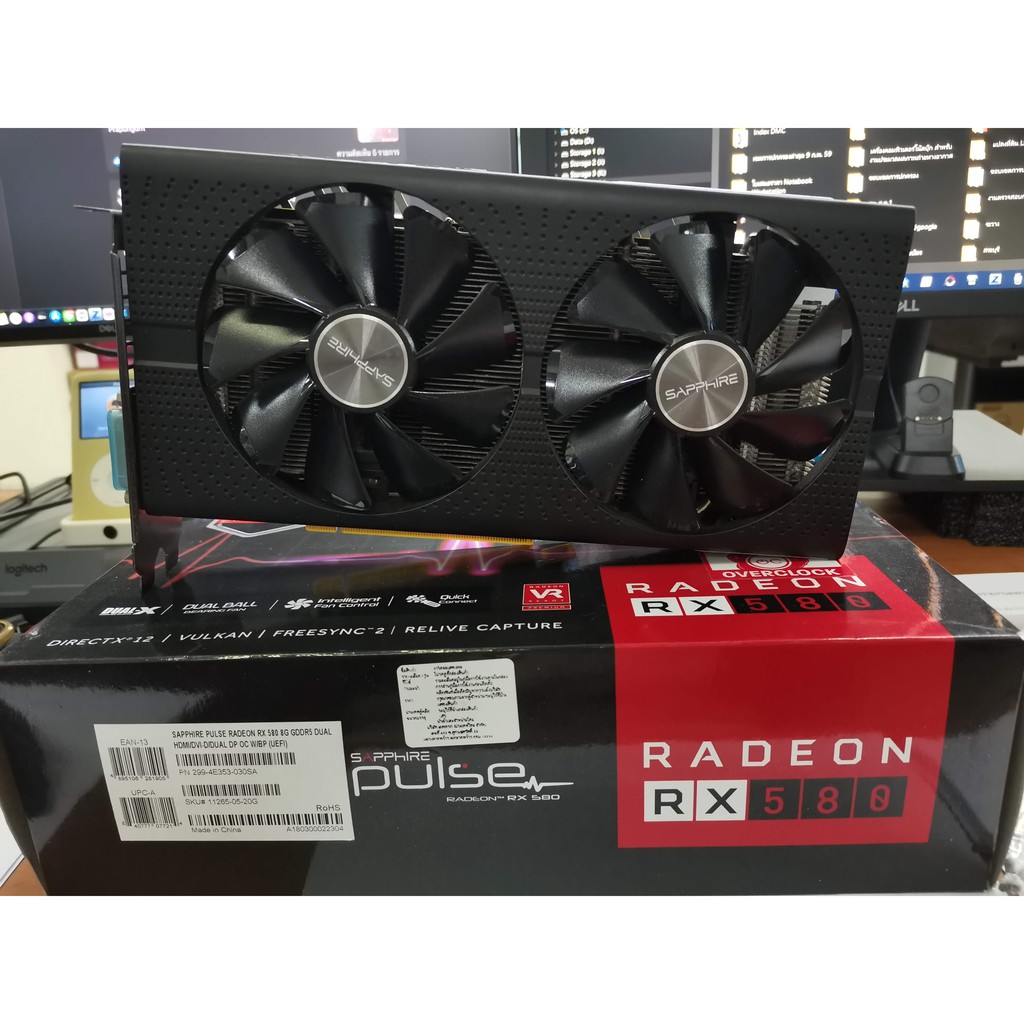 SAPPHIRE RX580 PULSE 8GB | Shopee Thailand
