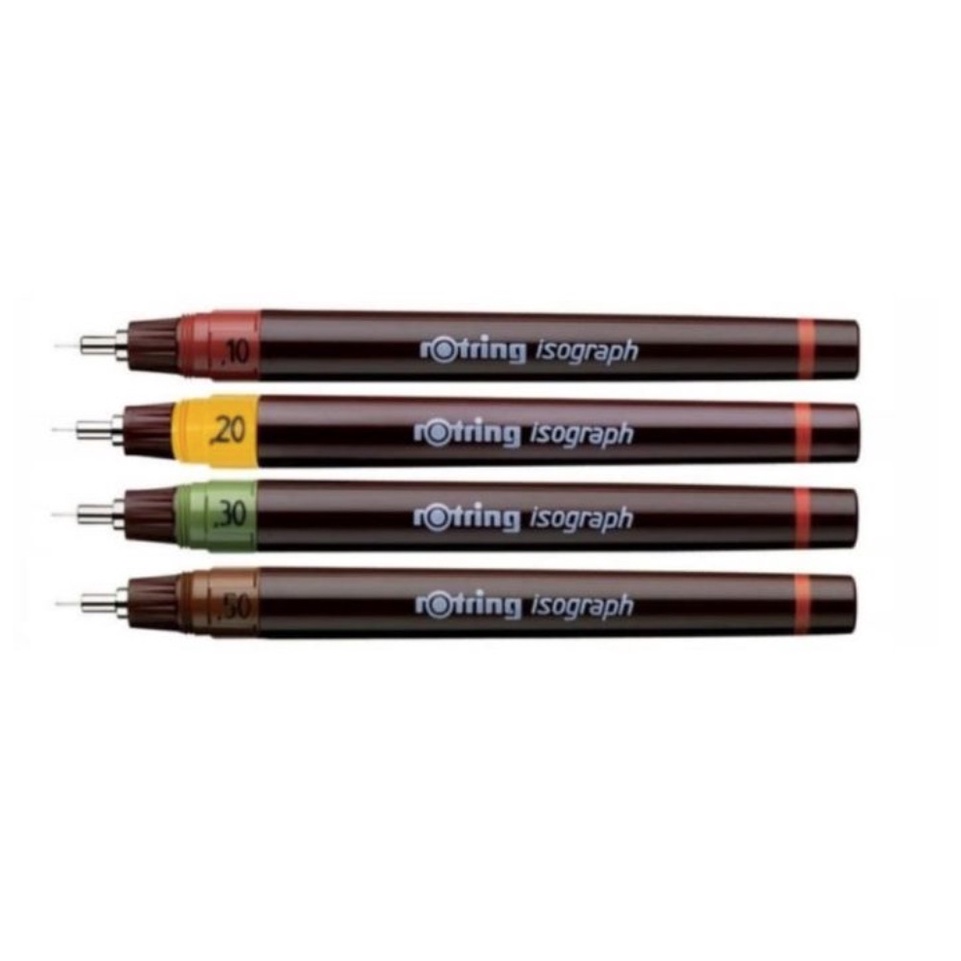 ปากกาเขียนแบบ Rotring Isograph 0.2, 0.3, 0.5 | Shopee Thailand