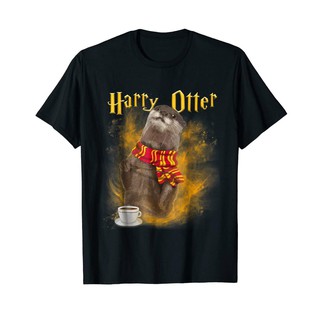 เสื้อยืดลายกราฟฟิก Harry otter My patronus is a otter