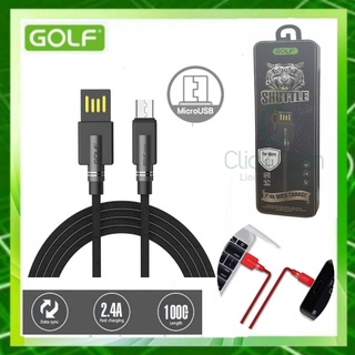 สายชาร์จ GOLF SHUTTLE 2.4 A  GC-54 Quick Charge For Micro USB สายยาว 1 เมตร