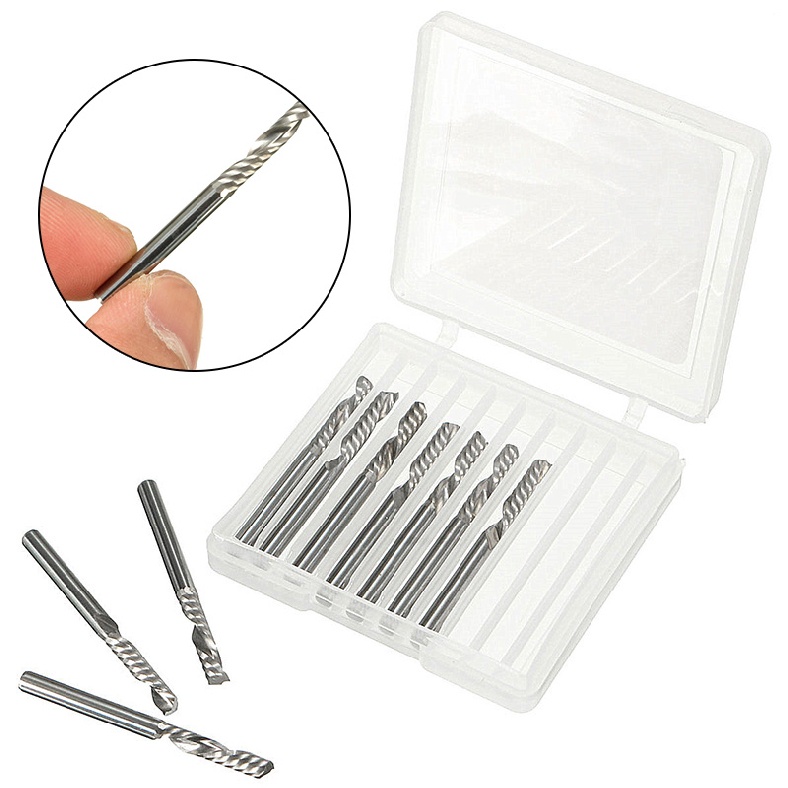 10pcs-carbide-end-mill-cnc-drills-single-spiral-flute-router-bit-cutting-tools