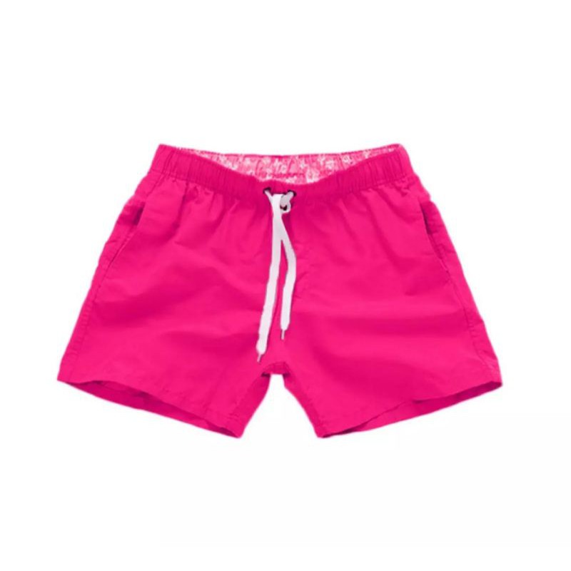 กางเกงขาสั้นสีชมพู-men-shorts-pink-only