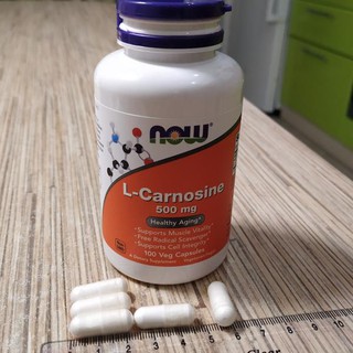 Now Foods L-Carnosina (L-Carnosina) 500 Mg, 50 Capsule - Foto 4