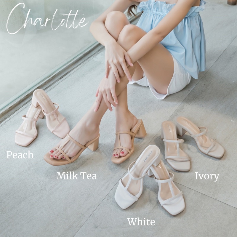 แนะนำสั่งเผื่อไซส์-enchanted-charlotte-รองเท้าส้นสูง-2-นิ้ว-รวมฐานรองเท้าเป็น-2-5-นิ้ว-นิ่มใส่สบาย