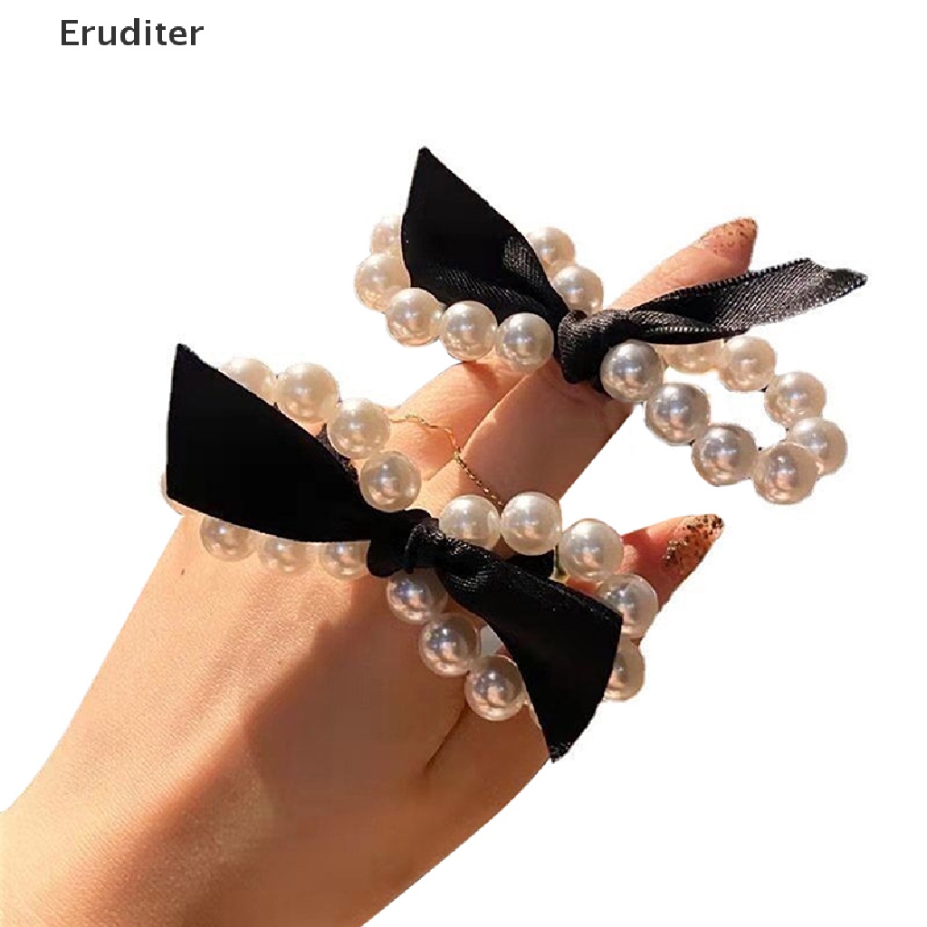 eruditer-ที่คาดผมมุก-ขนาดใหญ่-แฟชั่นสไตล์เกาหลี-ที่คาดผมหางม้า-ขายดี