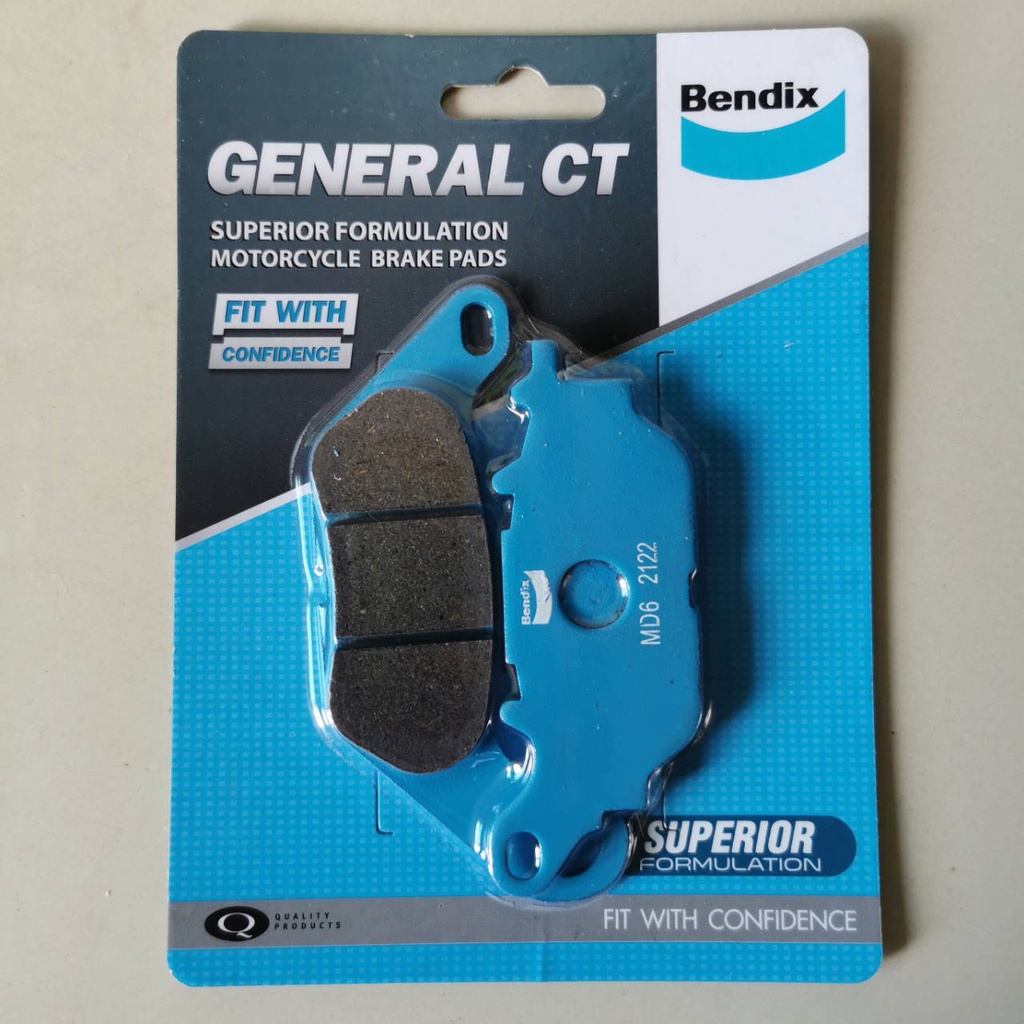 ผ้าเบรค Bendix MD6 Yamaha Fino, MIO, Nouvo, Spark135, Filano, Fiore ...