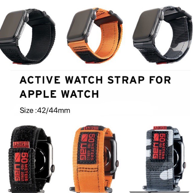 ภาพหน้าปกสินค้า(พร้อมส่งจ้า )UAG Active Watch Strap For Apple Watch (38/40/41mm, 42/44/45mm)