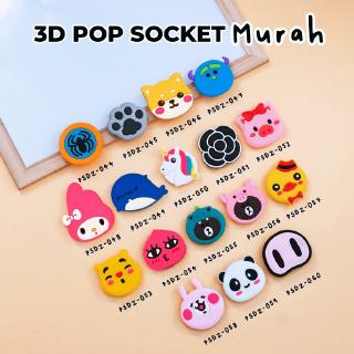 [Code 041-060] ขาตั้งโทรศัพท์มือถือแบบพับได้ 3 D สไตล์เกาหลี 3d popsocket CARTOON -Pop Socket 3D Character/Pop Sockets PVC Motif