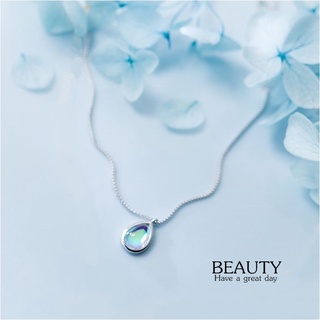 s925 Beauty necklace สร้อยคอเงินแท้ ใส่สบาย เป็นมิตรกับผิว