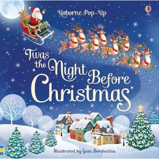 Pop-up Twas the Night Before Christmas Board book Pop-Ups English