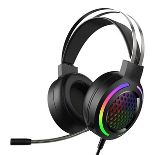 หูฟังเกมมิ่ง สาย USB 7.1 Surround Sound Software RGB E-SPORT Gaming Headset (M12)