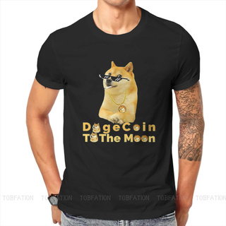 [S-5XL]Cute Shiba Inu Dogecoin Meme Bitcoin Cryptocurrency Art T Shirt Classic Crewneck Tshirt Big Sales MenS Clothes
