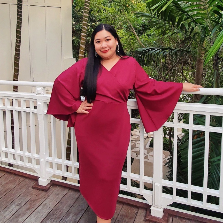 beforediet-ชุดออกงาน-ชุดราตรีสาวอ้วน-ชุดเพื่อนเจ้าสาวสาวอวบอ้วนไซส์ใหญ่plussize-รุ่นviolet-dress-พร้อมส่ง-6-สี