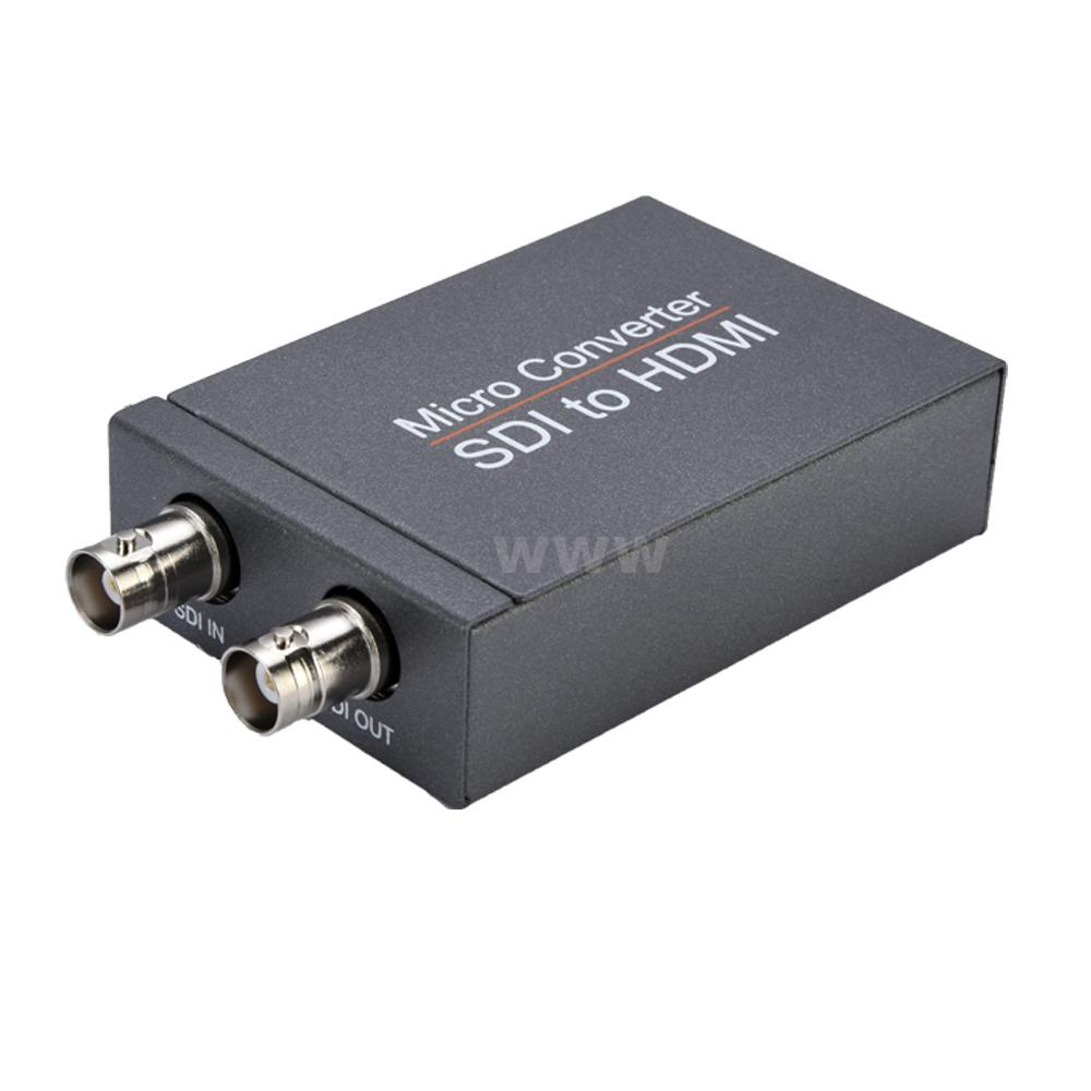 อะแดปเตอร์แปลงสัญญาณ-hdmi-sdi-to-sdi-2-routes-output-mini-hd-1080p-usb-สําหรับ-nk-m008-micro-sdi