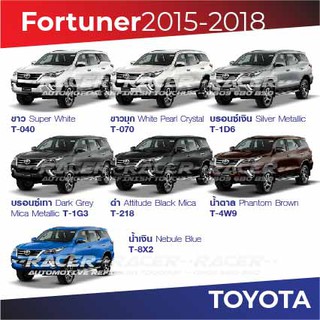 สีแต้มรถ Toyota Fortuner 2015-2018 โตโยต้า ฟอร์จูนเนอร์ ปี 2015-2018