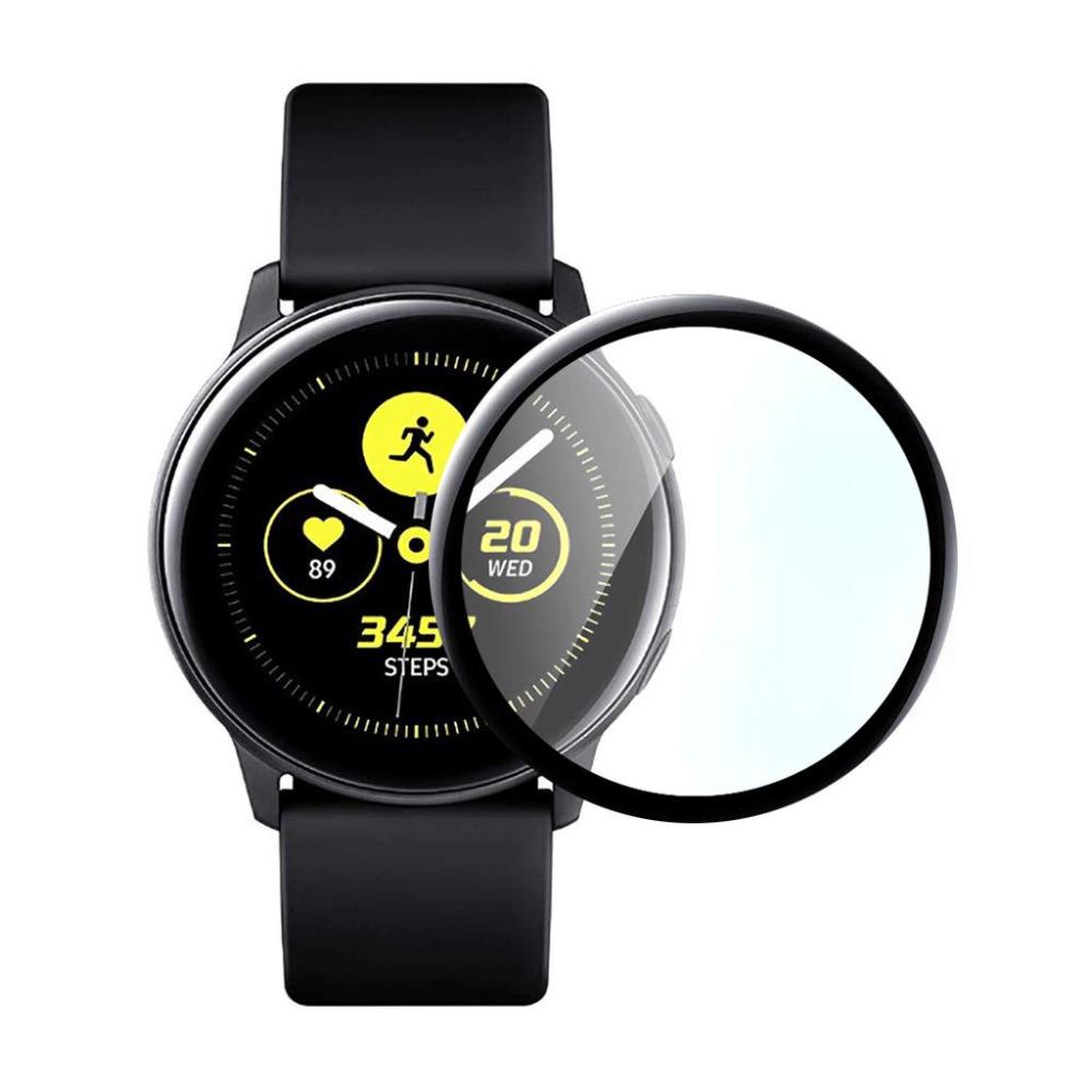 เช็ครีวิวสินค้าตัวป้องกันหน้าจอ 3D PMMA คุ้มครองเต็มรูปแบบ สำหรับ Samsung Galaxy Watch Active 2