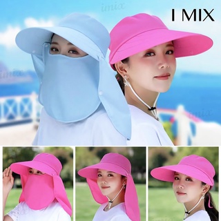ภาพหน้าปกสินค้าI MIX H649 หมวกปิดหน้า หมวกกันแดด 360 องศา กันความร้อน กันแดดกัน UV ถอดได้เป็นหมวกแก๊ป ซึ่งคุณอาจชอบสินค้านี้