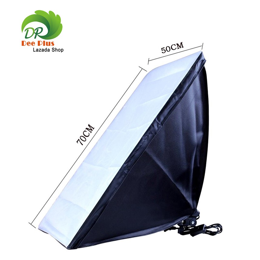 รูปภาพของโคมไฟสตูดิโอ ซอ ฟบ๊อก 50x70ซม. รุ่น Photographic 50x70cm Softbox E27 Lamp Socket for Studio Continuous Lightingลองเช็คราคา