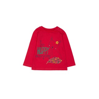 Mothercare เสื้อเด็ก เสื้อยืดแขนยาว be happy fox t-shirt