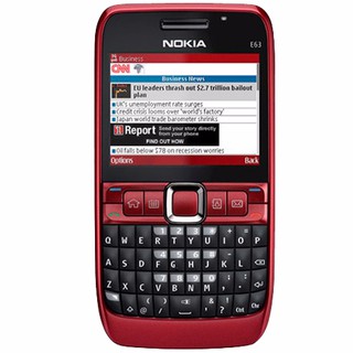 โทรศัพท์มือถือโนเกียปุ่มกด  NOKIA E63 (สีแดง) 3G/4G รุ่นใหม่ 2020