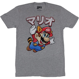 【🔥🔥】100%cotton เสื้อ ยืด ราคา ส่ง Nintendo Mens Mario Away T-Shirt men เสื้อ ยืด ผู้ชาย คอกลม โอเวอร์ ไซส์