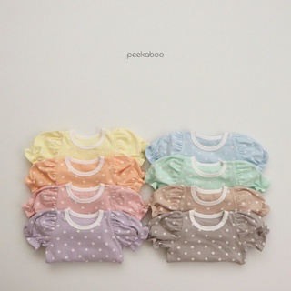 ชุดเซทสีพาสเทลลายจุดมาพร้อมผ้าคาดผมสไตล์มินิมอล เข้าเซท เสื้อผ้าเด็ก ชุดเด็กทารก ชุดหมี บอดี้สูทเด็ก