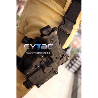 ซองพกนอก Mega-fit+เพลทรัดต้นขา Cytac