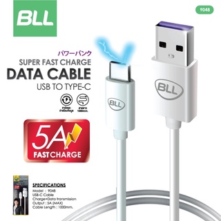 BLL USB Charger รุ่น9048 Flash Charge Type C สายชาร์จ สำหรับ type c สายชาร์จเร็ว สายชาร์จแบต รับประกัน 1 ปี