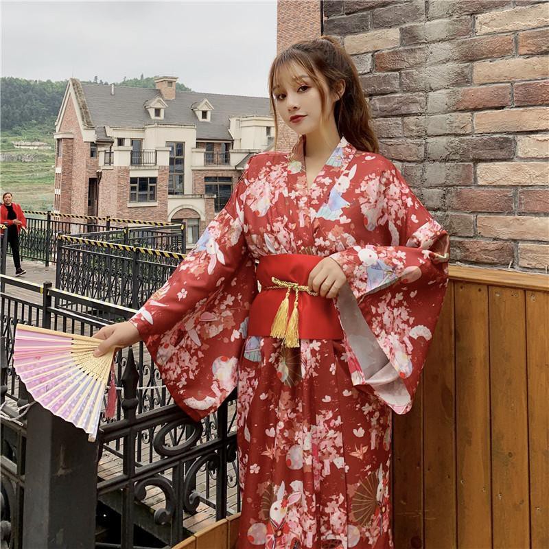 hot-sale-สไตล์ญี่ปุ่นญี่ปุ่นสไตล์ญี่ปุ่นย้อนยุคผ้าพันแผลความยาวปานกลางปรับปรุงชุดนักเรียนหญิงชุดกิโมโน
